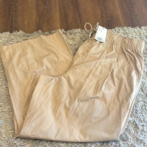 Cargo wide leg pants